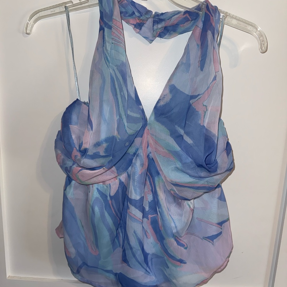 French Connection Multicolor Sleeveless Blouse